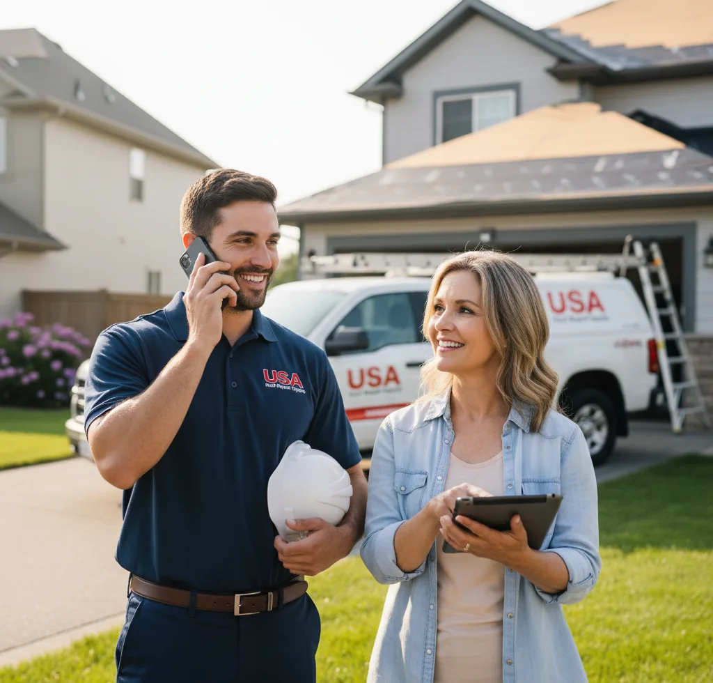 USA Roof Repair Experts customer support in Rochester